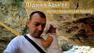 Adygea. Khadzhokh Gorge, animals in the zoo and equipment for participation in the local Victory ...