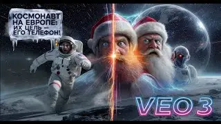 Космонавт на Европе vs Санты, Робота и Деда Мороза! 😱 AI Sci-Fi Хаос 