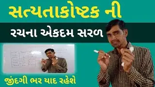 સત્યતાકોષ્ટક || Std 12 tatvgyan ch 1 || std 12 philosophy ch 1 | satyata kostak || 