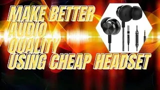 Better Audio for Youtube Videos with cheap headset 