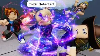 I Destroy Toxic Players with COSMIC GAROU in The Strongest Battlegrounds 💪 Roblox Funny Moments