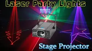F1011 Laser Party Lights RGB Stage Projector Christmas Lights