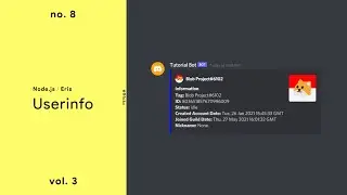 User Info ­— (Node.js / Discord.Eris) ­— No. 8