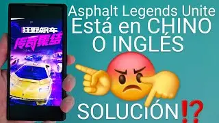🆎👈🉐 Como PONER ASPHALT LEGENDS UNITE en ESPAÑOL PASO a PASO 🚘