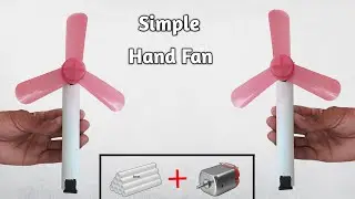 How To Make Hand Fan | Hand Fan Kaise Banaye | DC Hand Fan
