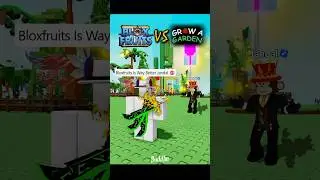 Grow A Garden Vs BloxFruits New Update 😳 