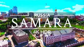 Samara, Russia 🇷🇺 - by drone in 4K HDR (60fps)