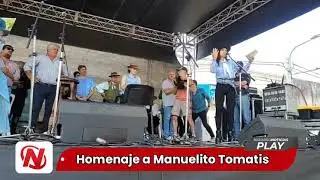 Homenaje a Manuel Tomatis. El escenario de la Fiesta del Gaucho lleva su nombre