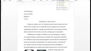 Inserting Page Numbers