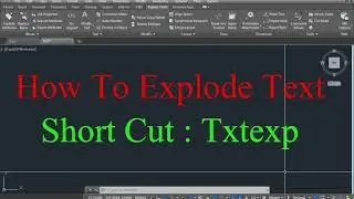 How To Explode Text In AutoCAD In Hindi