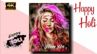 Holi Coming Soon Status 🔥| Black Screen 4K Watsapp Status ❣️2021 ||