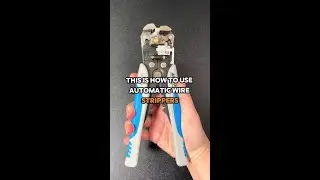 How To Use Automatic Wire Strippers! ✨