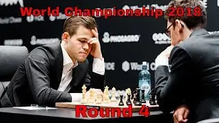 Carlsen - Caruana: World Championship Match 2018, Round 4