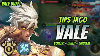 CARA MAIN VALE BUFF ! BUILD & EMBLEM VALE TERBARU 2024 ! | VALE MID LANE GAMEPLAY
