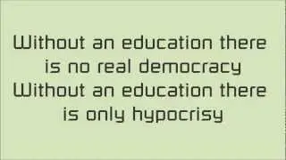 Uneducated Democracy - Serj Tankian lyrics