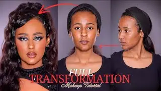 step by step Glam Makeup Tutorial For Deep Skin | LearningWith Nk