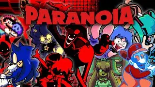 PARANOIA - BETADCIU (But Every Turn a Different Cover is Used) | FNF MARIO MADNESS V2