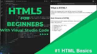 [Learn with VSCode] HTML for Beginners #1 Basics of HTML