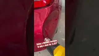 Using a WAGNER heat gun to pop a dent out $$$$