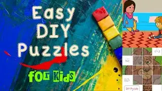 How to Make Jigsaw Puzzle for Kids in Tamil| Easy DIY Puzzles for Kids