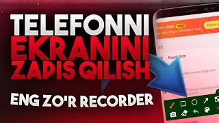 ENG ZO'R RECORDER // TELEFON EKRANINI ZAPIS QILISH
