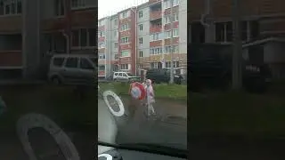 Дождик ☔ и дети.