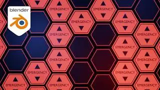 Instance a Perfect Hexagon Grid in Blender 3D | Evangelion UI Tutorial