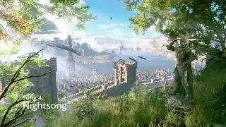 On The Cliffs of Baldur's Gate - Relaxing Music Mix