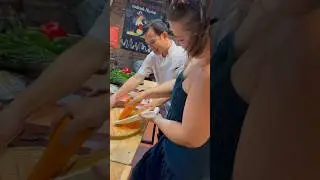 Vietnamese cooking class! #vietnam #cookingclass #asia #travel