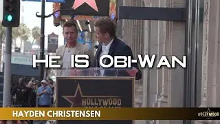 Hayden Christensen SPEECH Ewan McGregor Walk of Fame
