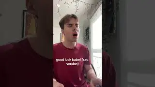 LOVEE CHAPPELLLLLL #cover #chappellroan  #singing #goodluckbabe