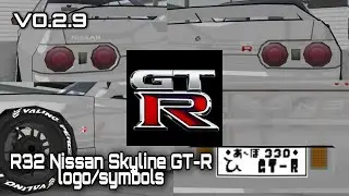 FR Legends R32 Nissan Skyline GTR detailed logos/symbols vo.2.9