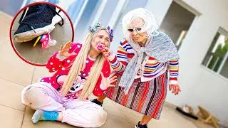 A VOVÓ MALVADA PISOU NA CHUPETA DA BEBÊ JULLY E ELA CHOROU ! 