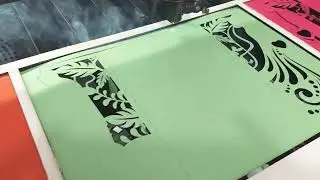 Produção de corte a laser em Papel Couché 3
