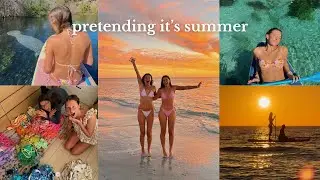 making my weekend feel like summer *seeing manatees, paddleboard at sunset, organizing bikinis*