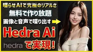 【Hedra Ai】イラスト・写真・アバターをリアルに動かす動画生成AI！