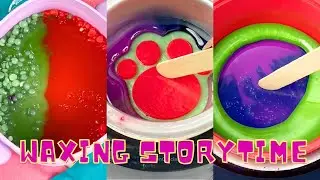 🌈✨ Satisfying Waxing Storytime ✨😲 