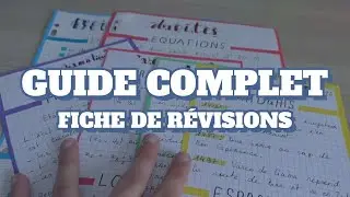 Comment faire une fiche de révisions - Le guide complet !
