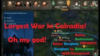 Mount and Blade: Bannerlord - 5,000 Battanians vs. 5,000 Sturgia (Unexpected ending)
