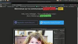 News ART (AnotherRawTherapee) #5: Naissance du site et du forum de la communauté francophone de ART