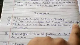 Fund flow statement meaning and its importance, Fund flow statement introduction, fund flow statemen