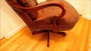 Fairfield Leather Chair Executive 1022-35 Executive Swivel