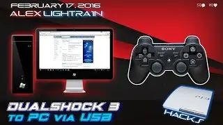 Подключаем Dualshock 3 к ПК по кабелю