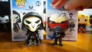 Funko POP! Overwatch Reaper and Soldier: 76 Figure Unboxing