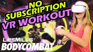BEST Fitness App on Quest 2? NO SUBSCRIPTION VR workout! Les Mills review & gameplay feat. FitProVR