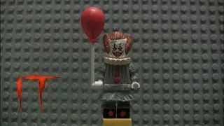 Lego It custom painted Pennywise Minifigure (v2)