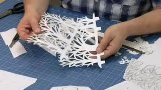 Making of „Winter Skating“ Pop-Up Card