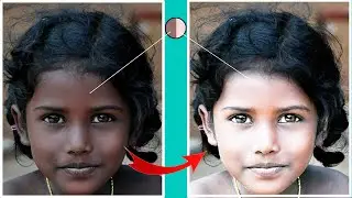 Black to Whiting face | photoshop | shabaz khan | #photoshop