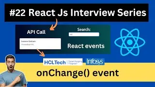 #22 React Js Challenge Day 22 | Fetch api call on onchange input