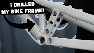 I Did Some Crazy Modifications To This Bike Frame! - Onza T-Rex Lightweight Build Part 1